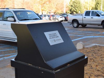 bear safe garbage cans on campus