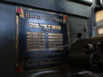 Patent part of the letter press