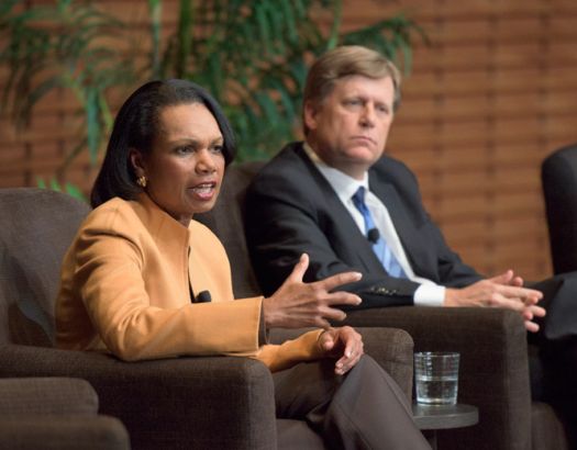 Condoleezza Rice and Michael McFaul