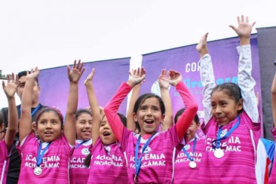 "Using Sport to Advance Gender Equality, How Soccer is Challenging the Status Quo in the U.S. & Peru" featuring U.S. Department of State Deputy Assistant Secretary Susan Crystal, MT Attorney General Tim Fox, and Sports Diplomacy Peruvian Delegates
