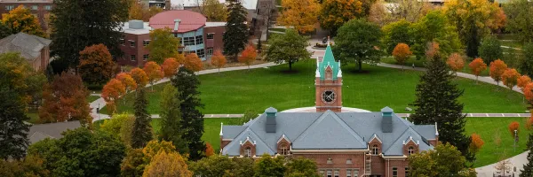 Photo of the UM campus looking west