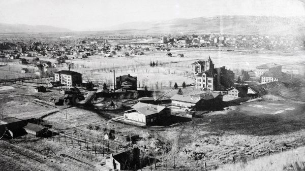 View of campus from Mount Sentinel
