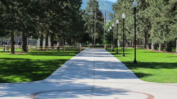 Memorial Row looking south.