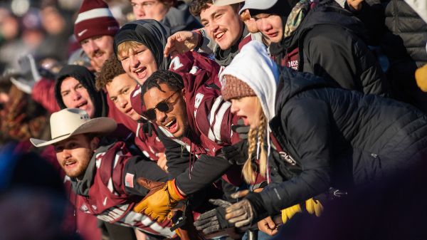student section football game