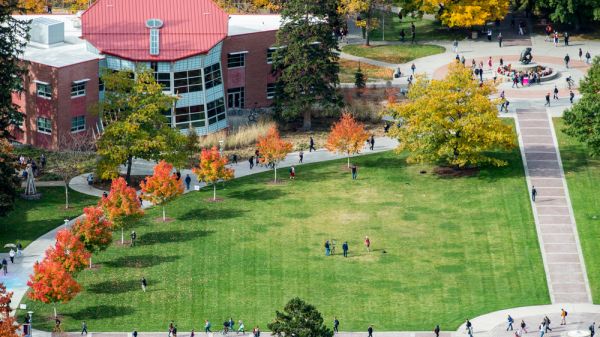 Arial view of PFNAC and southwest quadrant
