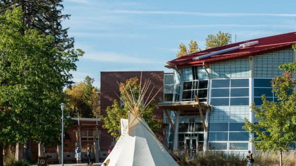 A lodge on the oval is set up signed up with the PFNAC, both facing east