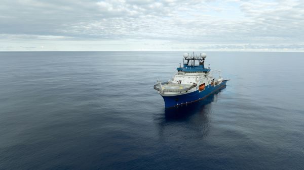 SOI research vessel in the ocean