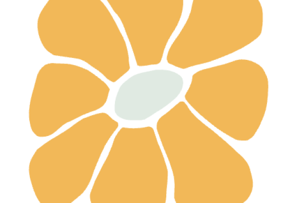 decorative orange flower 