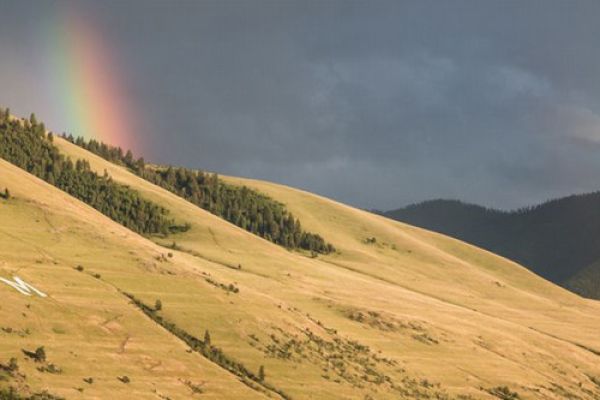Rainbow over Mt. Sentinel