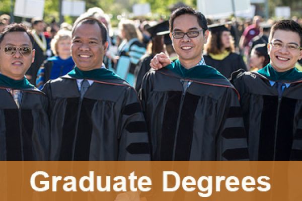 Group of men in graduate robes