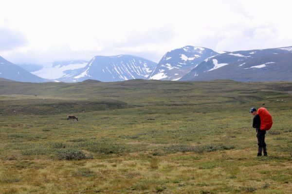 Eric Palm in a mountain valley