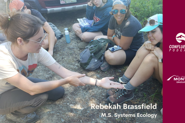 Rebekah Brassfield showing students bumblebees