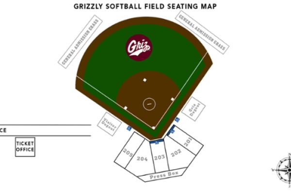 Griz Softball Complex Stadium Map