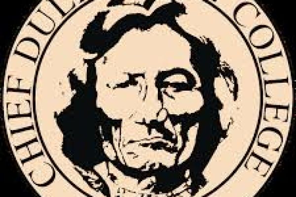 Chief Dull Knife College logo of a picture of Chief Dull Knife