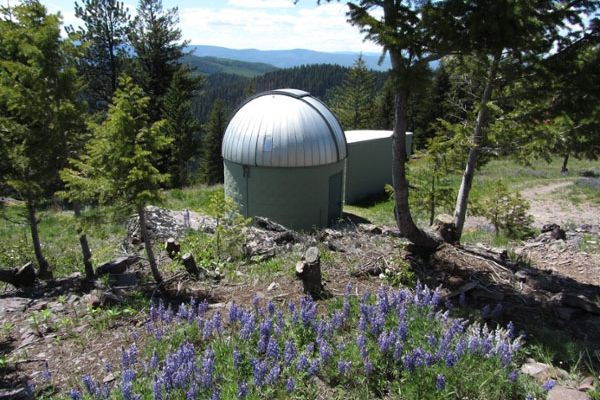 observatory in spring