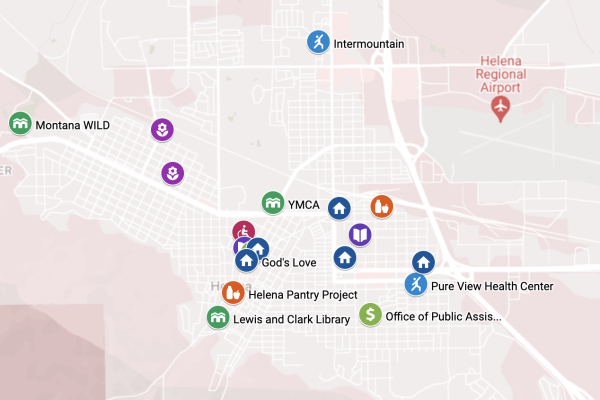 Screenshot of a resource map