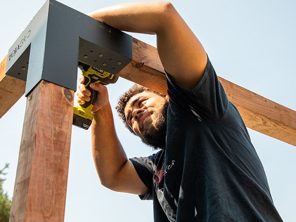 A UM student builds a playground in the Missoula community
