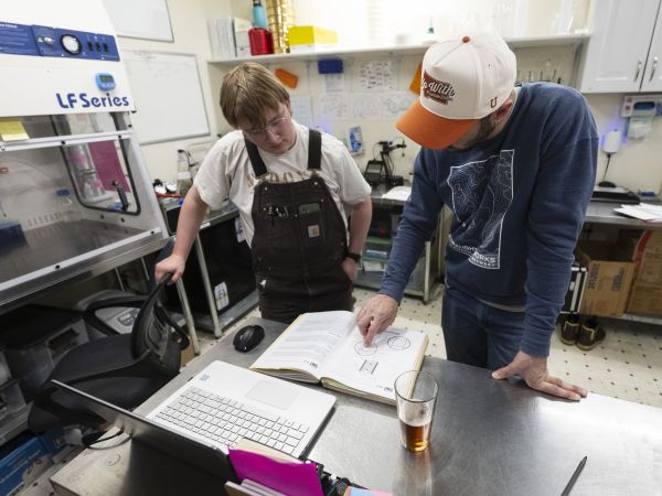 Students learn chemistry, microbiology and laboratory science behind the fermentation process in UM's Brewing Science class