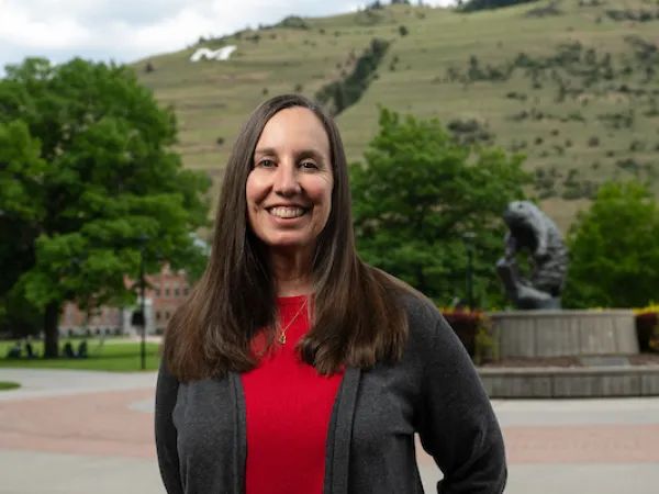 Director of Admissions Kelly Nolin smiles for a portrait 