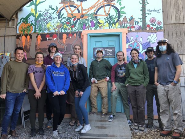 Group photo at soil cycle