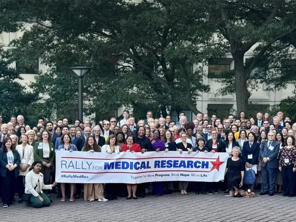 Photos of lots of people at the rally