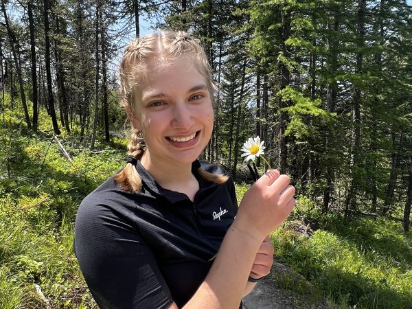 Emily with Flower