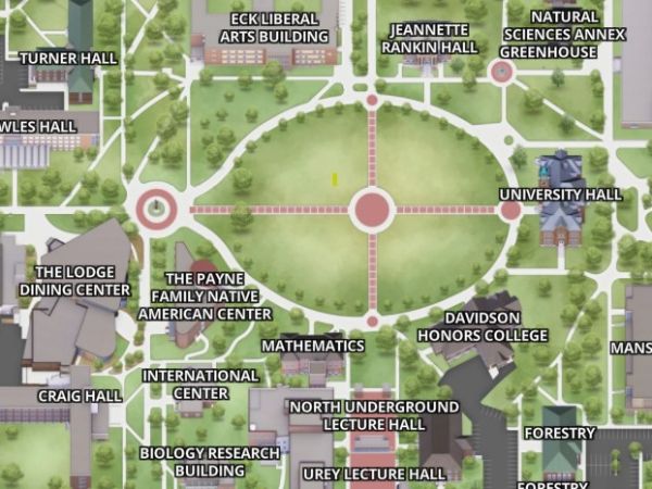 UM Campus Map