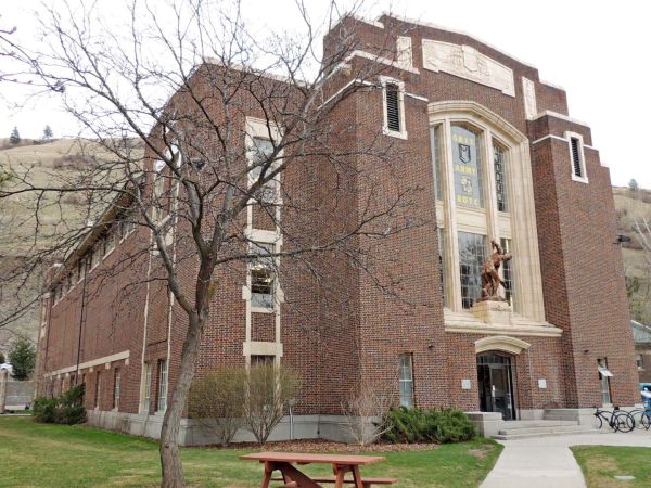 exterior shot of schreiber gym