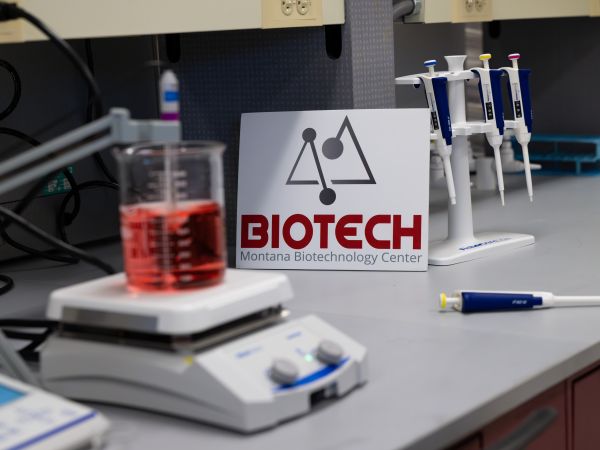 Decorative  showing BIOTECH logo 