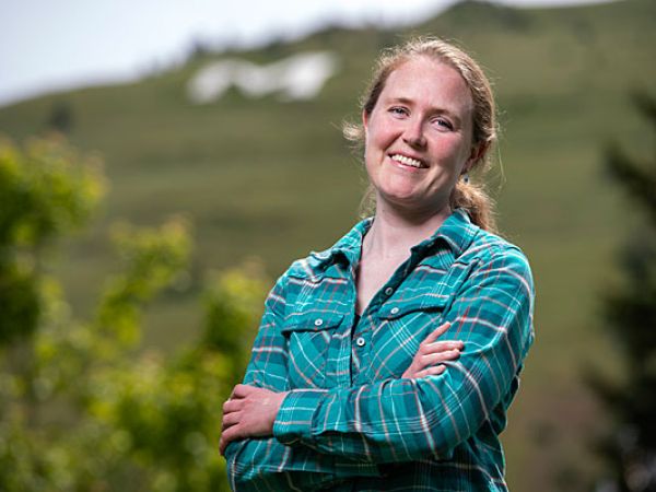 A picture of Hilary Martens on campus