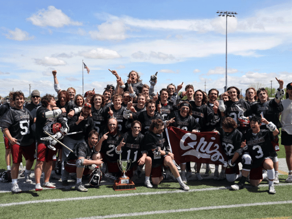 A picture of the Griz lacrosse team. 