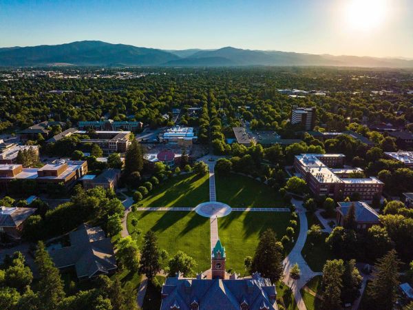 A photo of the UM campus. 