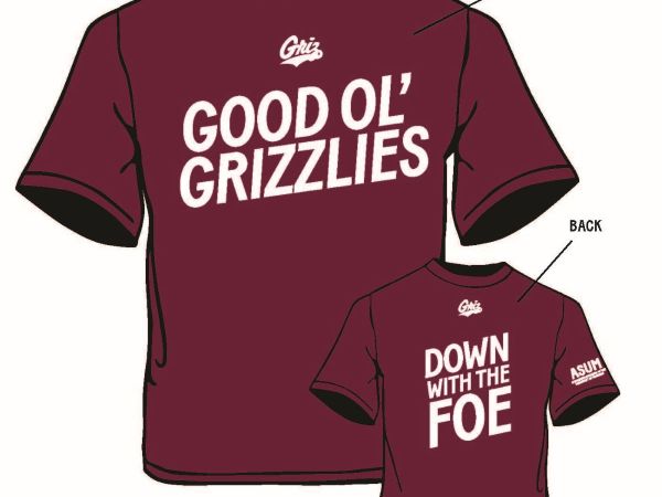 A photo of the ASUM Griz T-Shirt