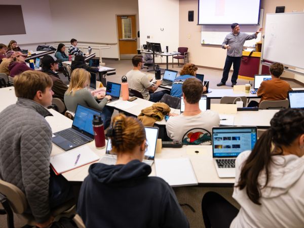 A photo of an MIS class. 