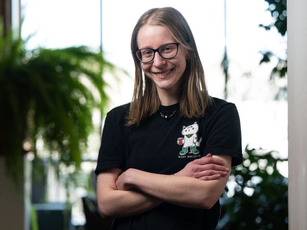 Courtney Bentz was named the 91Ԫ’s first Luce Scholar,