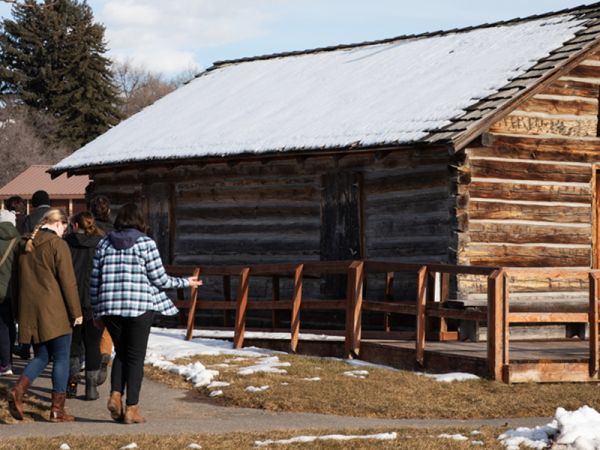 UM students tour history Fort Missoula 