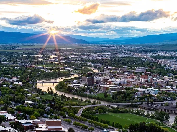 Overlooking the Missoula Valley