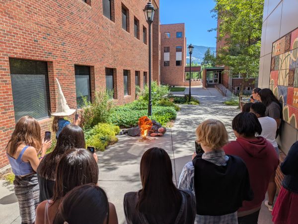 Image of 2024 summer academy where students had the privilege of touring Yellowstone National Park.