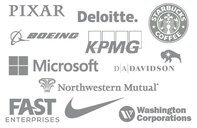 Logos of companies UM College of Business alumni work