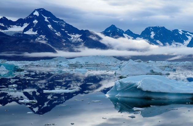 water and ice in greenland