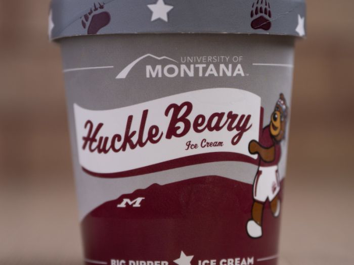 Um branded pint of ice cream