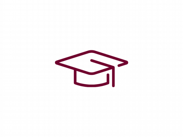 Icon of an academic cap