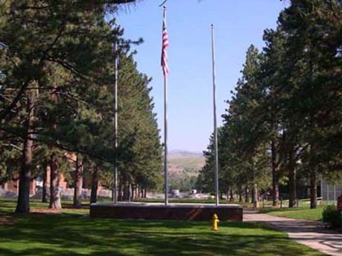 Memorial Row looking north.