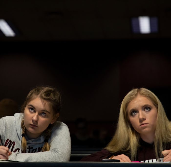 students in class