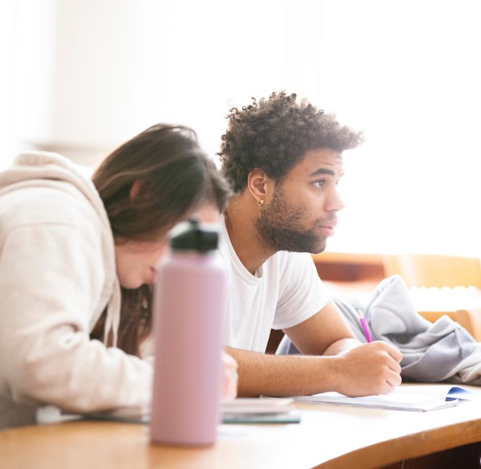 students in class