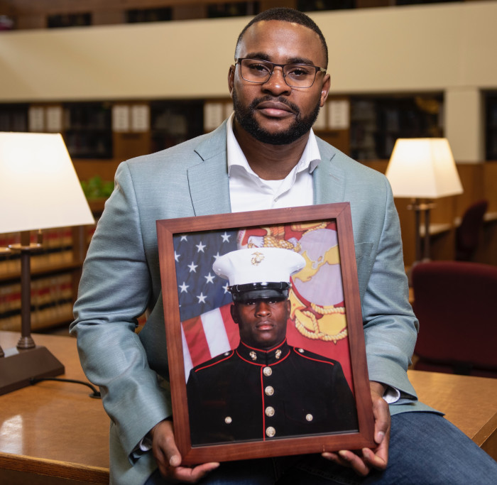 Photo of student/veteran Jacob Elder