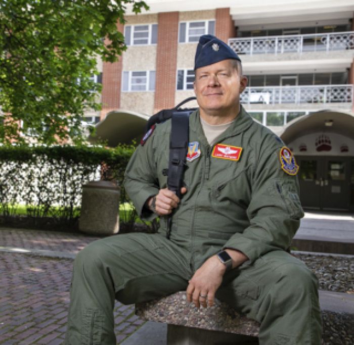 Student/Veteran Larry Whitmore