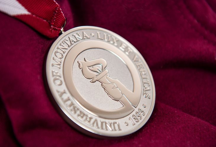 Close up photo of DHC medallion