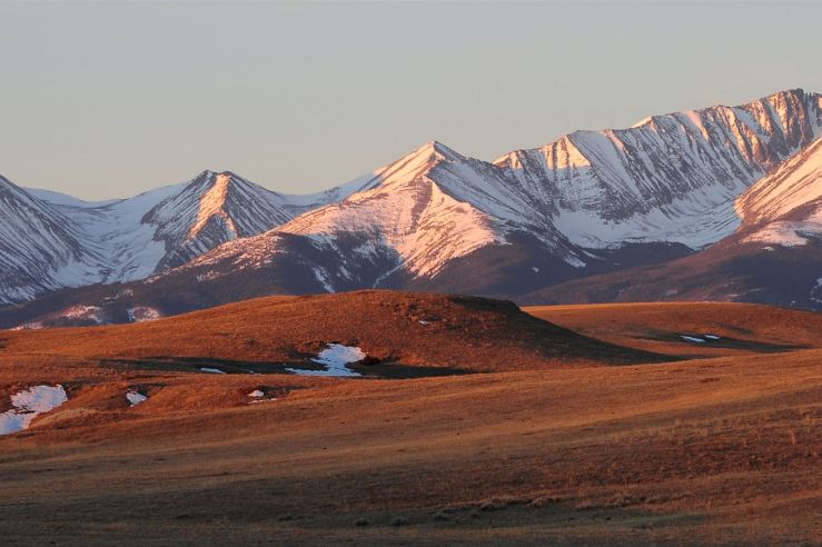 MT mountains in autumn