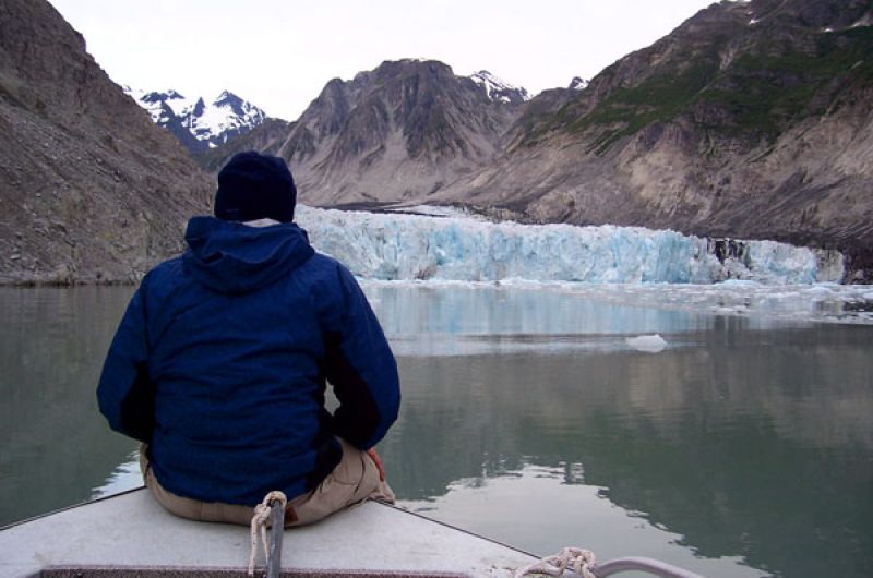 Calving glacier, Glacier Bay, AK